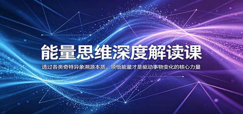 能量思维深度解读课：透过各类奇特异象溯源本质，领悟能量才是驱动事物变化的核心力量-主题测试
