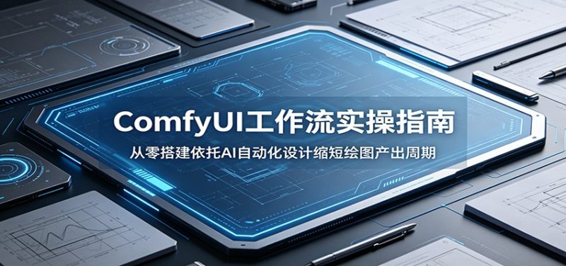 ComfyUI 工作流实操指南：从零搭建依托AI自动化设计缩短绘图产出周期-主题测试