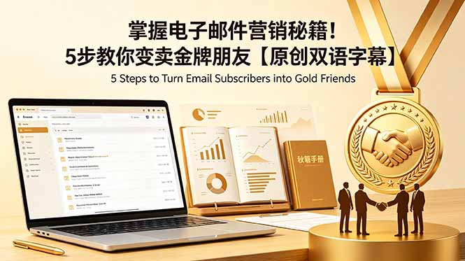 掌握电子邮件营销秘籍！5步教你变卖金牌朋友【原创双语字幕】-主题测试