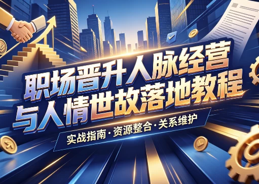 职场晋升人脉经营与人情世故落地教程-主题测试
