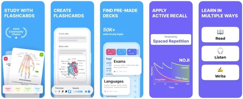 Noji: Study with Flashcards 记忆曲线 使用卡学习 v2.13.0-主题测试