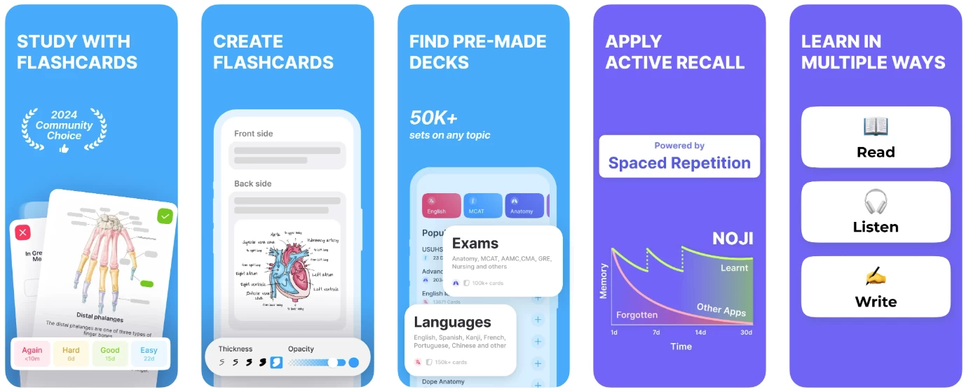 图片[1]-Noji: Study with Flashcards 记忆曲线 使用卡学习 v2.13.0-主题测试