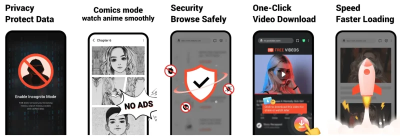 Free Adblocker Browser 网页浏览器 v139.1.4086 解锁高级版-主题测试