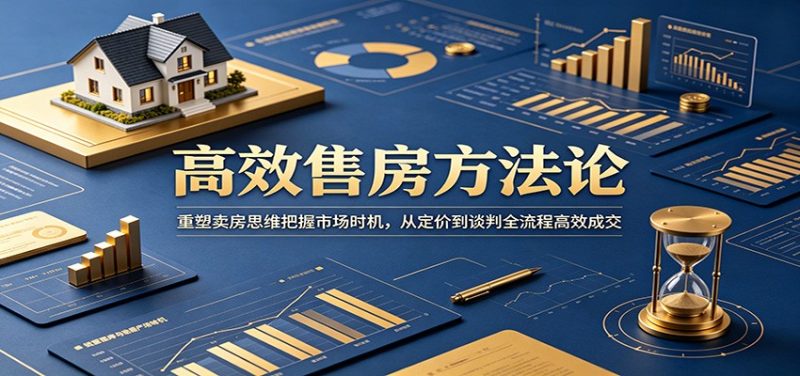 高效售房方法论：重塑卖房思维把握市场时机，从定价到谈判全流程高效成交-主题测试