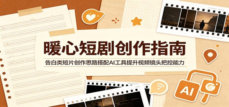 暖心短剧创作指南:告白类短片创作思路搭配AI工具提升视频镜头把控能力-主题测试