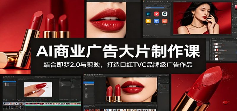 AI商业广告大片制作课:结合即梦2.0与剪映,打造口红TVC品牌级广告作品-主题测试