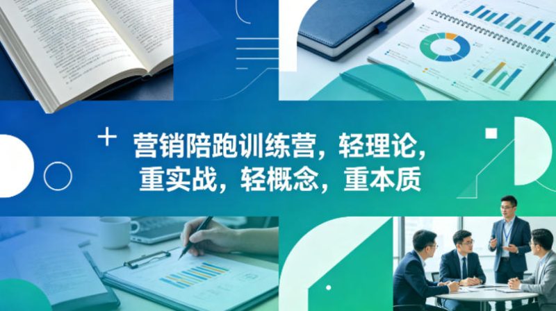 老A营销陪跑训练营,轻理论,重实战,轻概念,重本质(更新2026年6月)-主题测试