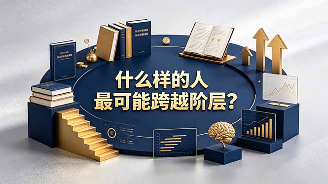 付费文章：什么样的人最可能跨越阶层？具备这五种特质，普通人也能顺利跨越阶层-主题测试