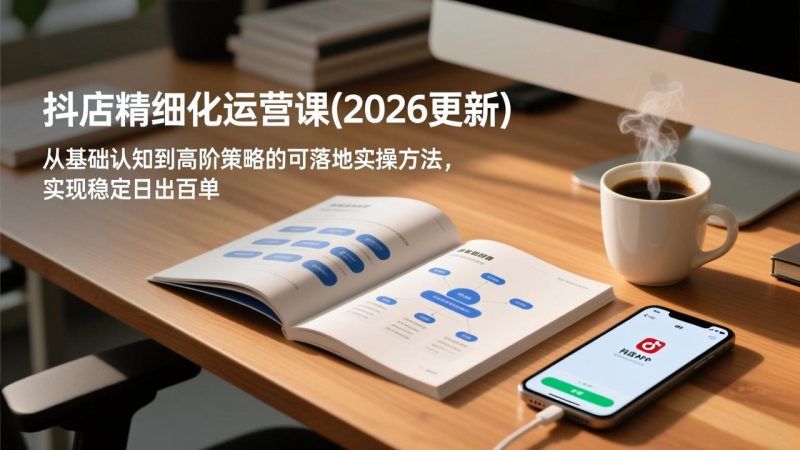 抖店精细化运营课(更新6月-主题测试