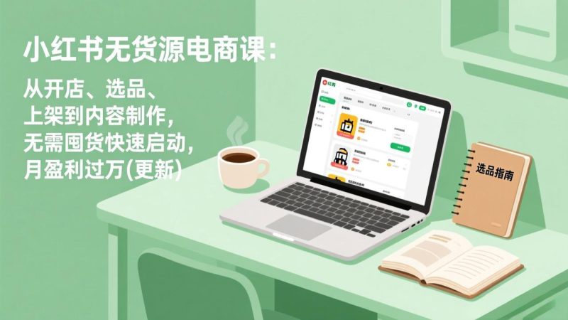 小红书无货源电商课(7月更新-主题测试